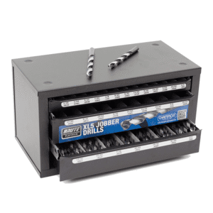 Broca HSS Brute Xl5 1/16 A 1/2 con Caja de 3 Gavetas, Juego de 126 Piezas. CHAMPION CUTTING TOOL - Imagen 1