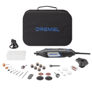 Herramienta Rotativa Dremel con 32 Piezas de 5,000 a 35,000 Revoluciones por Minuto con 120V de 1.6 Amperios. DREMEL