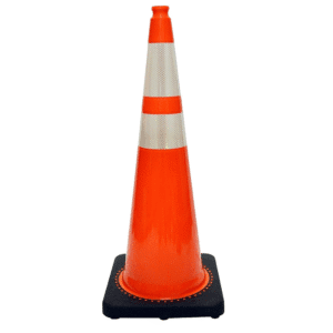 Cono de Seguridad de 36" Color Naranja Reflectiva de 4" & 6". JBC SAFETY PLASTIC