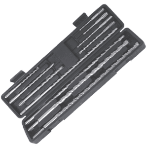 Broca Concreto SDS Plus de 3/16 A 13/16 2 Cortes con Juego de 11 Piezas. TACTIX
