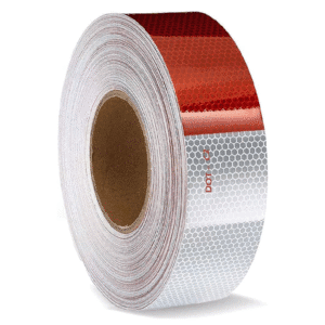Cinta Reflectiva Conspicuity Color Blanco y Rojo. 3M