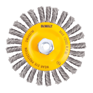 Cepillo Circular Entorchado de 6" X 5/8-11. DEWALT - Imagen 1