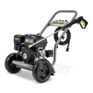 Hidrolavadora a Gasolina de 3,400 PSI con 2.5 Galones por Minuto 5.9HP. KARCHER