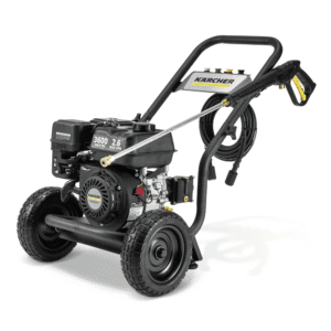 Hidrolavadora a Gasolina de 3,600 PSI 2.6 con Galones por Minuto 5.9HP. KARCHER