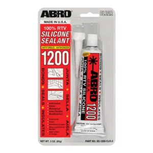 Silicon RTV de 3 Onzas Claro 100% ADH Sellador. ABRO