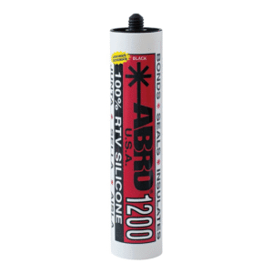 Silicon de Tubo Color Negro de 10.3 Onzas 100%. ABRO