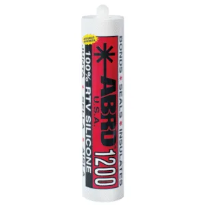 Silicon de Tubo Color Blanco de 10.3 Onzas 100%. ABRO