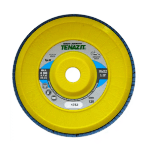 Disco Laminado Repuesto Plástico Superlam para Inoxidable Acero de 7" X 7/8 #120 Tipo A Zirconio. AUSTROMEX - Imagen 1