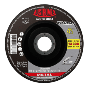 Disco Desbaste Metal de 4-1/2 X 1/4 X 7/8 Magma. AUSTROMEX - Imagen 1