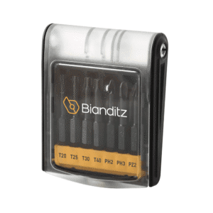 Punta Atornillador Mixto de 1/4 - Hexagonal Impacto con Juego de 7 Piezas. BIANDITZ