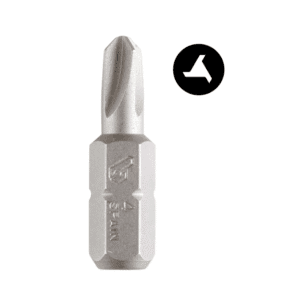 Punta Atornillador Tri-Wing de 1/4 - Hexagonal 2 X 1" (Pack 10 C/U). BIANDITZ