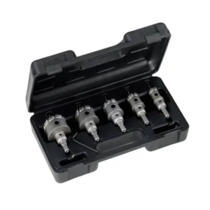 Broca Carburo para Lamina de 9/16 a 1-1/16 con Juego de 5 Piezas. CHAMPION CUTTING TOOL