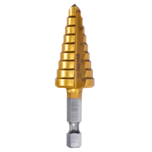 Broca Escalonada de Titanio de 1/4 a 1-1/8 con Mango Hexagonal MSD. CHAMPION CUTTING TOOL - Imagen 1