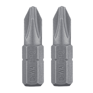 Punta Atornillador PHI de 1/4 - Hexagonal #2 X 1" (Pack 2C/U). DEWALT