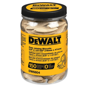 Galleta Empalmadora #0 Madera para DEWDW682K Pack de 150 Piezas. DEWALT