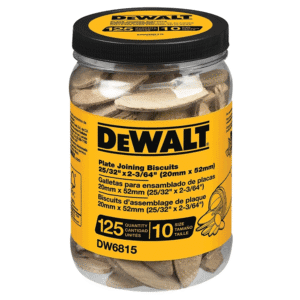 Galleta Empalmadora #10 Madera para DEWDW682K Pack de 125 Piezas. DEWALT