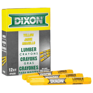 Crayón Color Amarillo de 4-1/2 X 1/2. DIXON TICONDEROGA