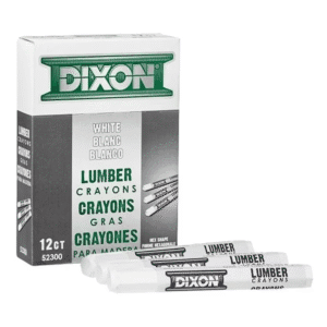 Crayón Color Blanco de 1/2 X 4-1/2. DIXON TICONDEROGA