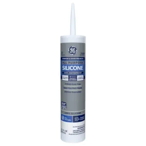 Silicón de Tubo Color Claro de 10.1 Onzas 100% 7YR. GENERAL ELECTRIC