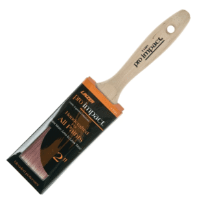 Brocha de 2" Poliéster Pro con Mango Madera Natural. LINZER PRODUCTS
