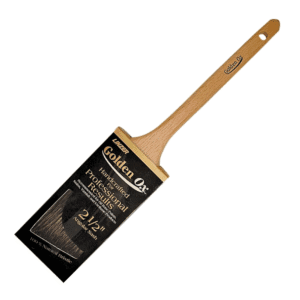 Brocha de 2-1/2 Fibra Natural Pro con Mango Madera Natural. LINZER PRODUCTS