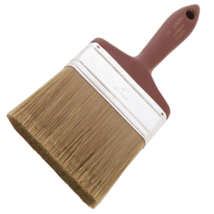 Brocha de 4" Poliéster Multi Uso Mango Plástico Color Marrón. LINZER PRODUCTS