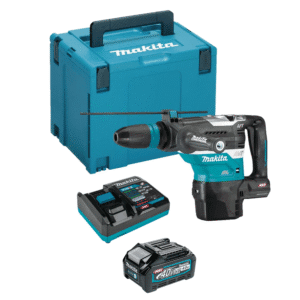 Rotomartillo 1-9/16 SDS Max Inalámbrico 40V 2F 8J 1,450 - 2,900 Golpes Por Minuto 250-500 Revoluciones por Minuto Brushless Avt con 1 Batería de 4.0 Amperios y Makpac. MAKITA