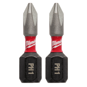Punta Atornillador PHI de 1/4 - Hexagonal #1 X 1" (Pack 2C/U). MILWAUKEE - Imagen 1