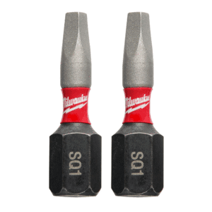 Punta Atornillador de Impacto Cuadrada de 1/4 - Hexagonal R-1 X 1". MILWAUKEE