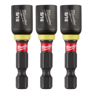 Socket Magnético de Impacto de 1/4 - Hexagonal 5/16 X 1-7/8 (Pack 3C/U). MILWAUKEE