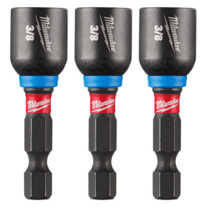 Socket Magnético de Imapacto 1/4 - Hexagonal 3/8 X 1-7/8 (Pack 3C/U). MILWAUKEE