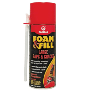 Foam Spray Sellador de 12 Onzas Triple Expansión. RED DEVIL