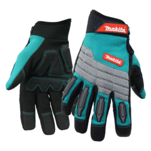Guante para Construcción con Franja Gris Talla Medium. MAKITA