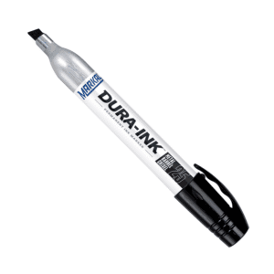 Marcador Color Negro Tinta #25 Punta Gruesa Cincel. MARKAL