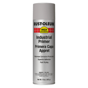 Pintura Spray de 15 Onzas Color Gris Base Anticorrosivo Primera HP. RUST-OLEUM