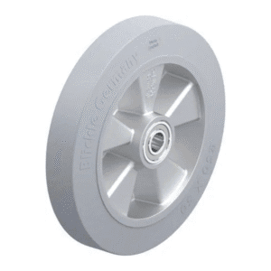 Rueda de 10" Suelta Caucho Núcleo Aluminio 250 X 50 X 20MM 650KG con Rodamiento Bola. BLICKLE