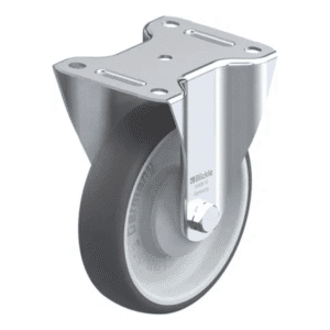 Rueda de 6" Fija Poliuretano Termoplástico de 160 X 40 X 20MM 400KG con Rodamiento Bola A.Hilo. BLICKLE