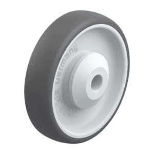 Rueda de 6" Suelta Poliuretano Termoplástico de 160 X 40 X 20MM 400KG con Rodamiento Bola A.Hilo. BLICKLE