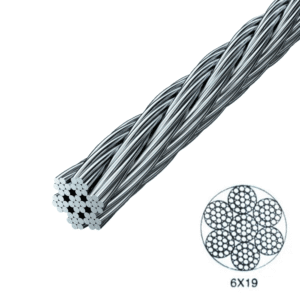 Cable Acero Galvanizado Alma Acero 6 X 19(25) 5/16 Capacidad 8827Lbs. GENERICO