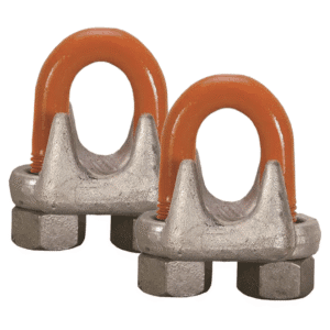 Grapa para Cable de 3/8 (Par). COLUMBUS MCKINNON