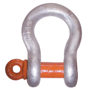 Grillete Curvo de 3/16 Galvanizado Pasador Rosca con Capacidad 1/2 Tonelada. COLUMBUS MCKINNON
