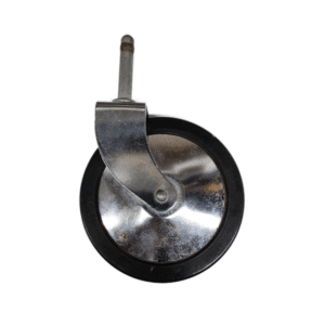Rueda de Caucho Fija de 5" Espiga 7/16 50KG. ROLLER - Imagen 1