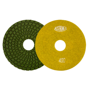 Pad Diamante para Granito Mármol de 4" Grano 400 Easycut. AUSTROMEX