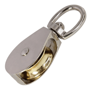 Garrucha Niquelada Senc 3/4 con Ojo Capacidad 25 Lbs. CAMPBELL CHAIN