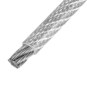 Cable Acero Galvanizado con Forro de Vinil (7X7) 3/32 - 3/16 Capacidad 901 Lbs. GENERICO