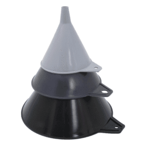 Embudo Plástico Rígido de 1/2 1PT & 2QT, Juego de 3 Pieza. HOPKINS MANUFACTURING