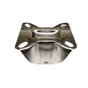 Base Fija para Rueda 3" Liviana Galvanizado. NOVEX - Imagen 1
