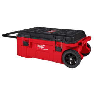 Caja Herramienta Plástico Móvil 38" X 24" X 15.8" con Ruedas Packout. MILWAUKEE