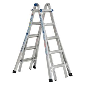 Escalera convertible de Aluminio 22' Tipo IA 300 Lbs Articulada. WERNER