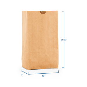 Bolsa de Papel No.60 21-1/2 X 12" X 7". GENERICO